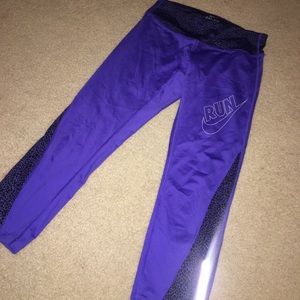 Purple Nike leggings